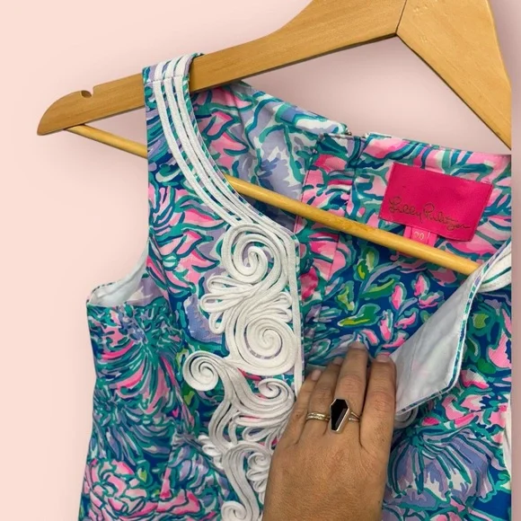 Lilly Pulitzer Gabby Stretch Shift Dress In full bloom - Picture 7 of 14